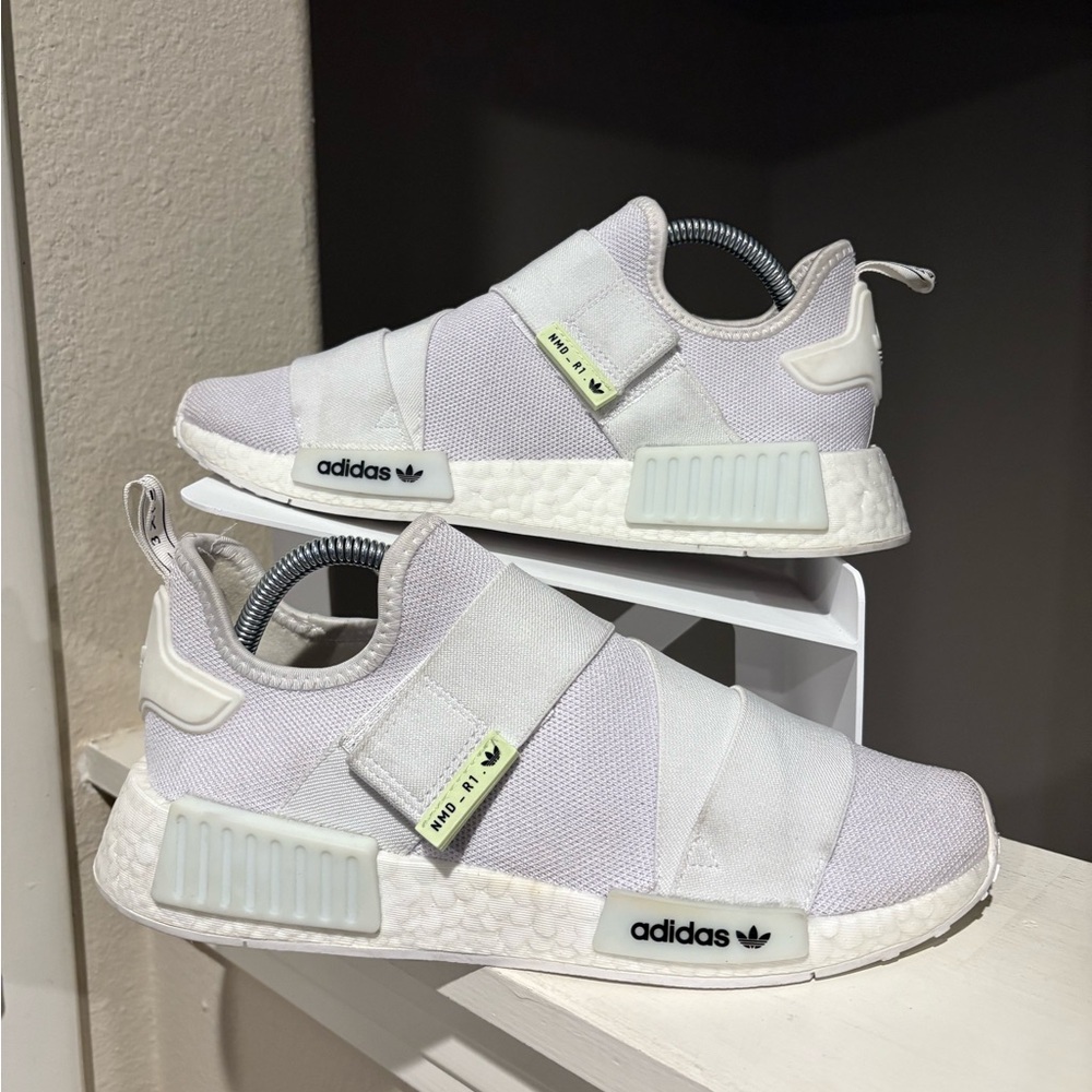 Size 9 - adidas NMD_R1 White Almost Lime W Women Sneakers GW5699